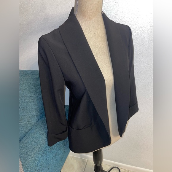 Jackets & Blazers - Harlowe & Graham Womens Small Black Jacket Blazer